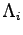 $ \Lambda_i$