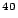 $ ^{40}$