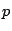 $\displaystyle p$